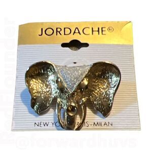 Vintage Jordache Elephant Brooch New with Tags